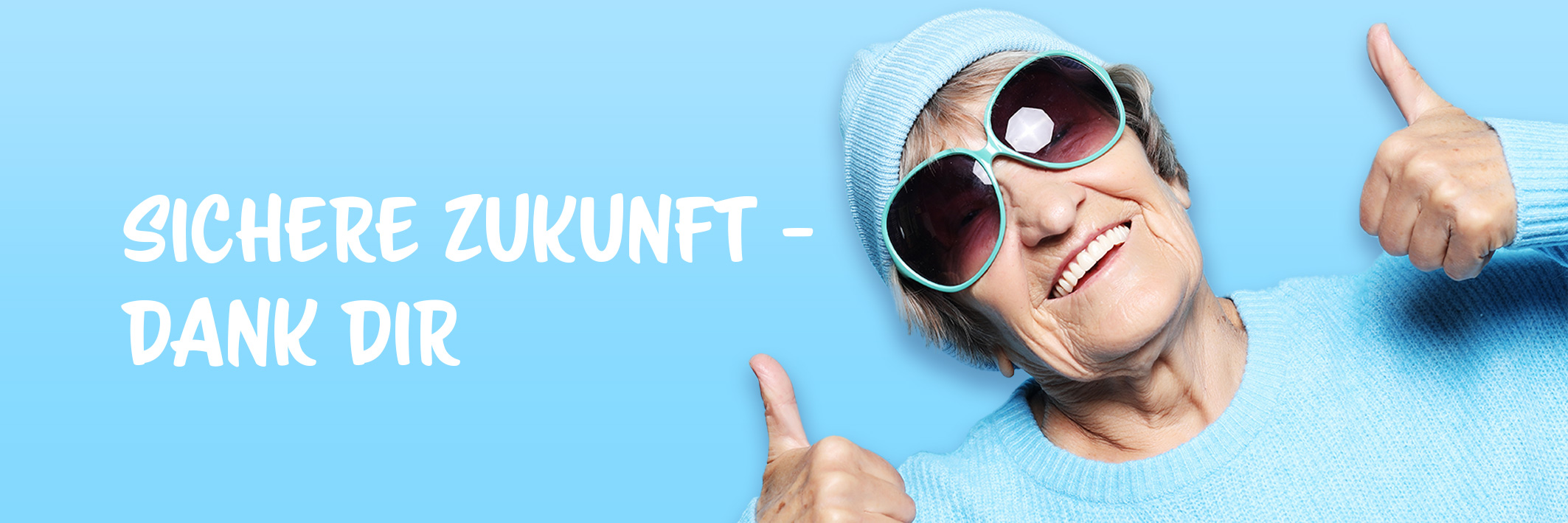 lebenslustige Frau mit Sonnenbrille
